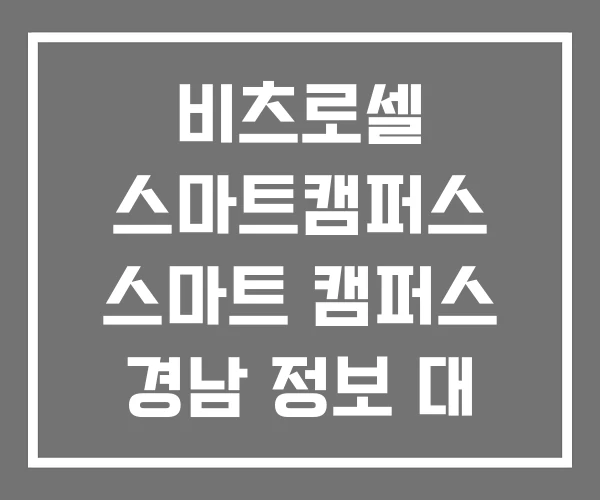 비츠로셀 스마트캠퍼스 스마트 캠퍼스 경남 정보 대 비츠로셀 스마트캠퍼스 스마트 캠퍼스 경남 정보 대