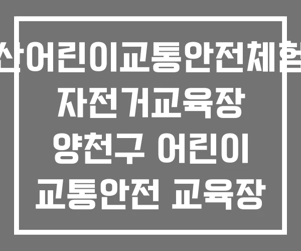 안산어린이교통안전체험장 자전거교육장 양천구 어린이 교통안전 교육장 교통안전교육 안산어린이교통안전체험장 자전거교육장 양천구 어린이 교통안전 교육장 교통안전교육